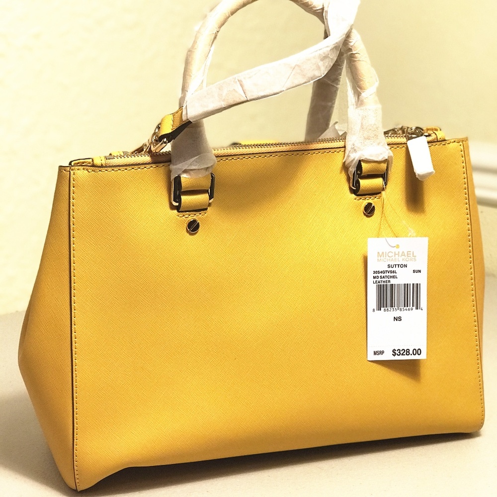 Michael-Kors-Sutton-Medium-Satchel-SUN-LEATHER  M